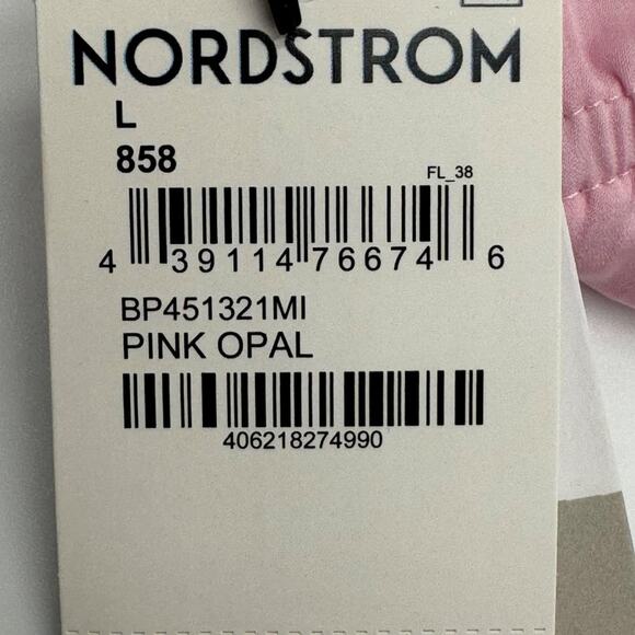 BP Pink Opal Tank Top Adjustable Straps Front Tie Bow NWT Jr Large - Picture 6 of 8